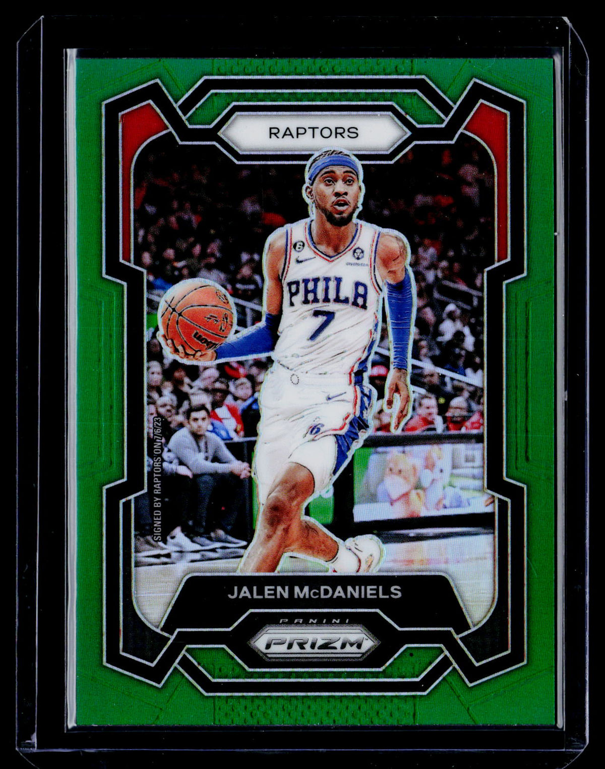 2023-24 Panini Prizm Basketball Jalen McDaniels #291 Toronto Raptors - front
