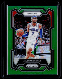 2023-24 Panini Prizm Basketball Jalen McDaniels #291 Toronto Raptors - front