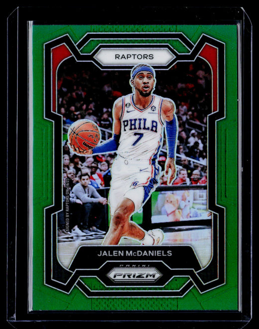 2023-24 Panini Prizm Basketball Jalen McDaniels #291 Toronto Raptors - front