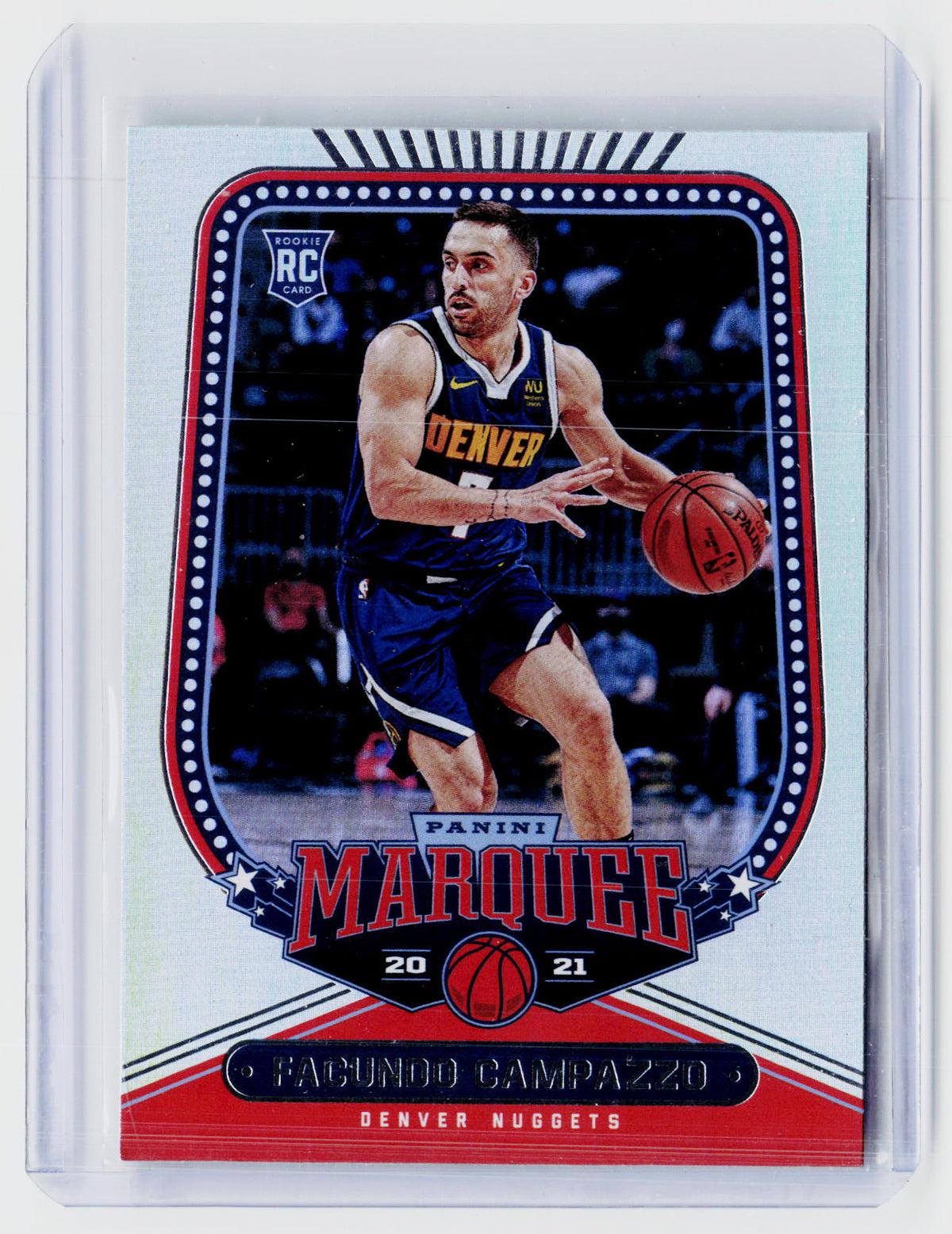2020-21 Panini Chronicles Marquee #240 Facundo Campazzo Rookie Card Denver Nuggets - front