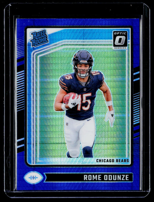 2024 Panini Donruss Optic Rated Rookie Rome Odunze #286 Chicago Bears - front