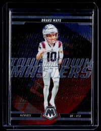 2025 Panini Mosaic Touchdown Masters Drake Maye #9 Patriots Rookie - front