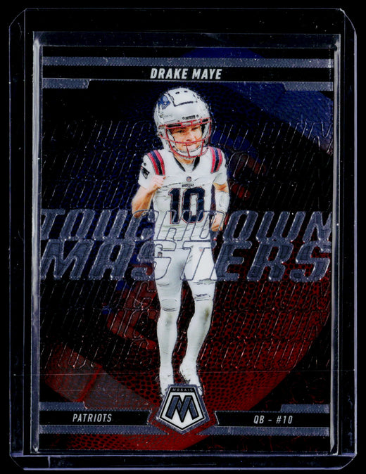 2025 Panini Mosaic Touchdown Masters Drake Maye #9 Patriots Rookie - front