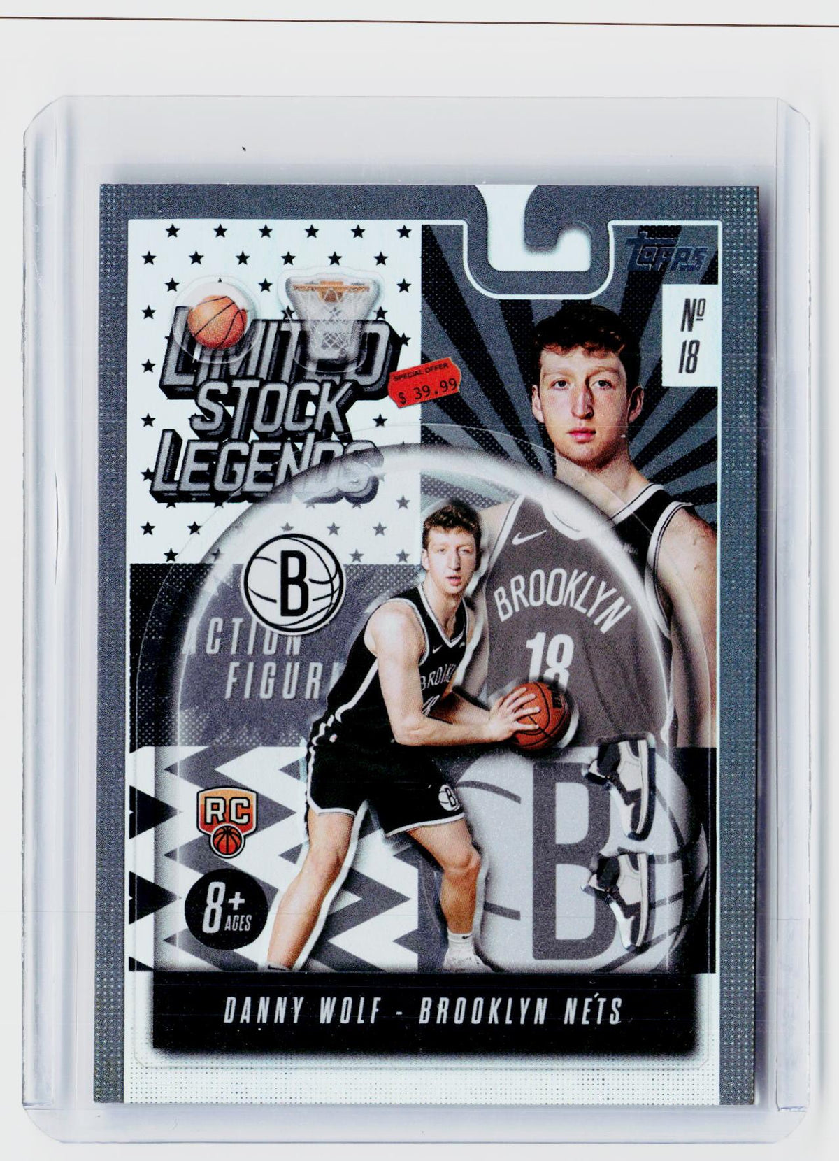 2025 Topps Legends of the Summer Rookie Danny Wolf Brooklyn Nets LST-27 - front