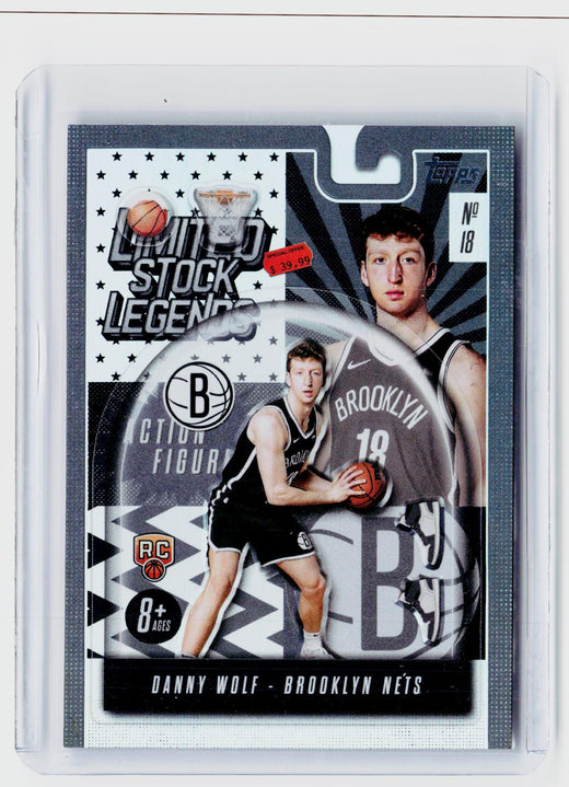 2025 Topps Legends of the Summer Rookie Danny Wolf Brooklyn Nets LST-27 - front