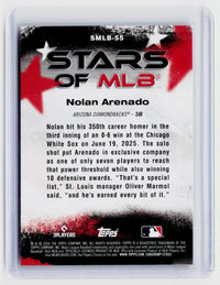 2026 Topps Stars of MLB Nolan Arenado Arizona Diamondbacks SMLB-55 - back