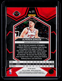 2023-24 Panini Mosaic Basketball Alperen Sengun Genesis Mosaic #171 - back