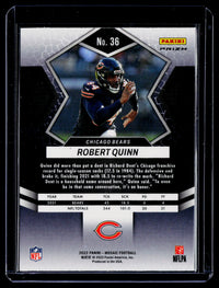 2022 Panini Mosaic Football Robert Quinn Chicago Bears No. 36 - back