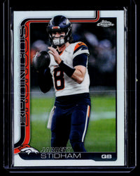 2025 Topps Chrome Refractor Jarrett Stidham #89 Denver Broncos - front