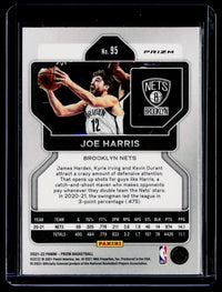 2021-22 Panini Prizm Joe Harris #95 Brooklyn Nets - back