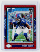 2024 Panini Donruss Optic Tyler Nubin Rated Rookie Red Pandora #296 New York Giants - front