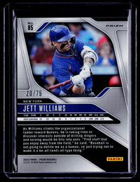 2025 PANINI PRIZM GREEN SCOPE #85 JETT WILLIAMS 5/75 - back