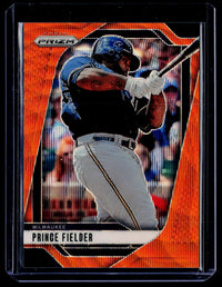 2025 Panini Prizm Baseball Prince Fielder Orange Wave Prizm #59 10/49 - front