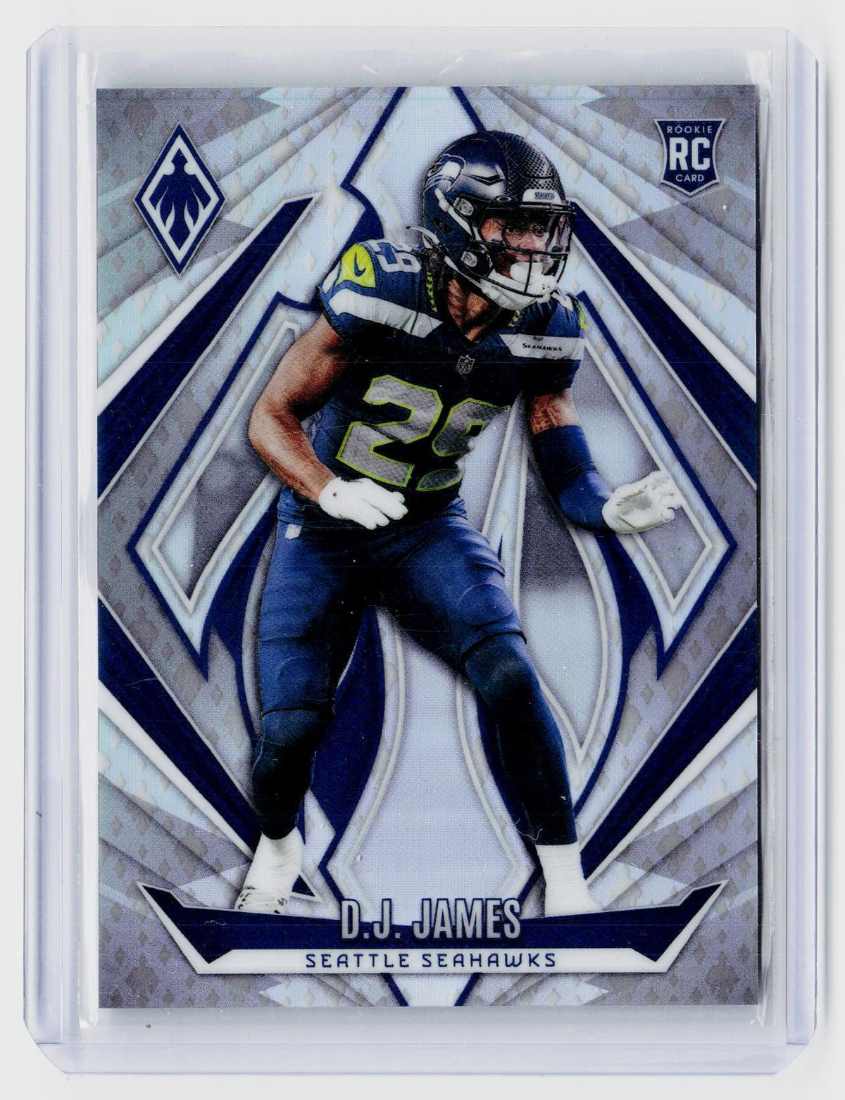 2024 Panini Phoenix Silver Rookie D.J. James #172 /399 Seattle Seahawks - front