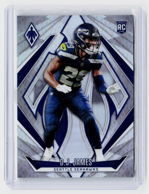2024 Panini Phoenix Silver Rookie D.J. James #172 /399 Seattle Seahawks - front