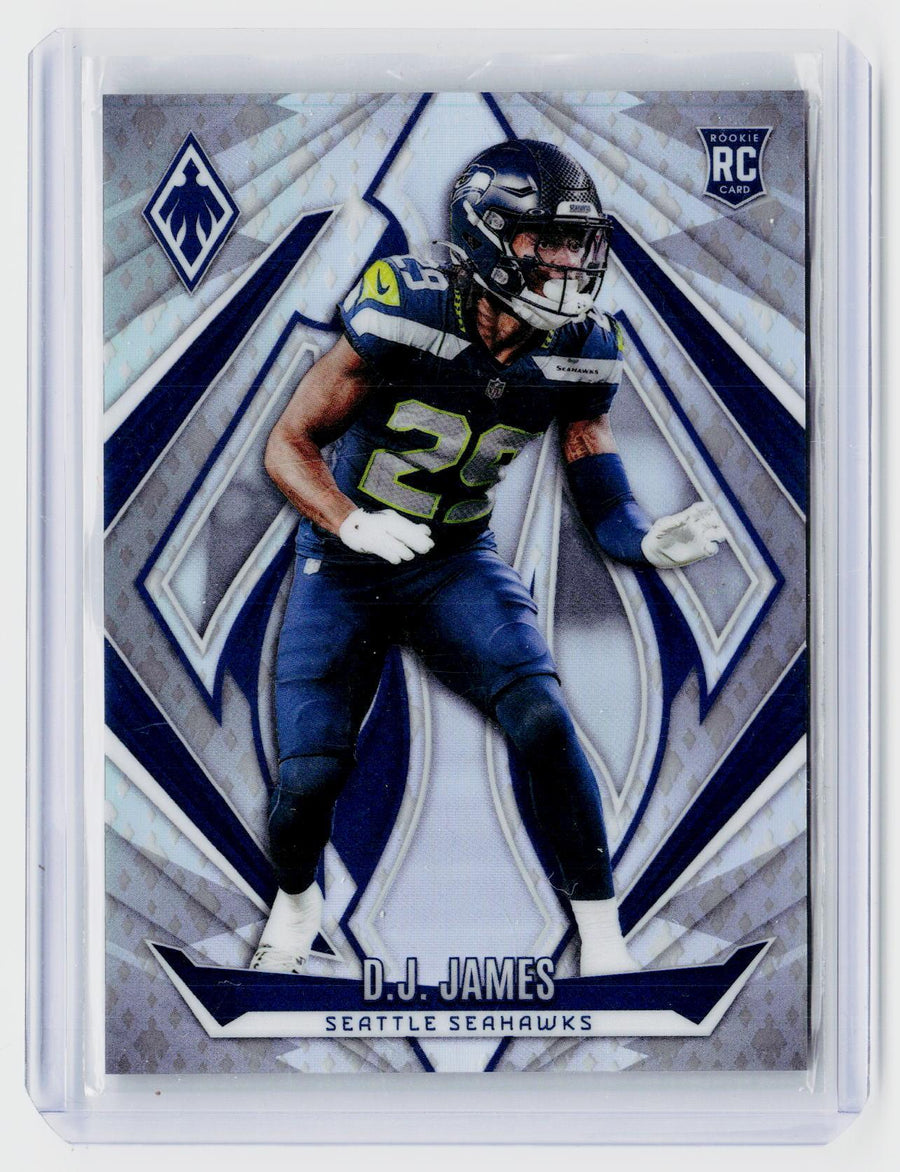 2024 Panini Phoenix Silver Rookie D.J. James #172 /399 Seattle Seahawks - front