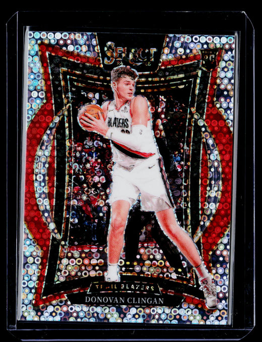 2024-25 Panini Select Basketball Concourse Rookie Donovan Clingan #69 Portland Trail Blazers - front
