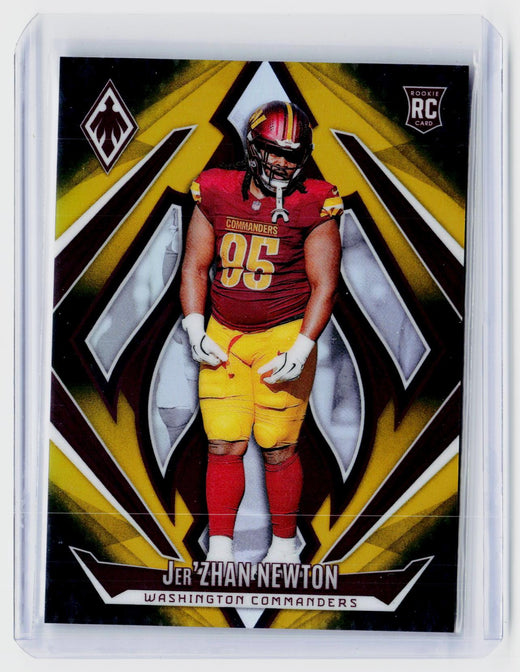 2024 Panini Phoenix Jer'Zhan Newton Rookie Yellow #202 /125 - front