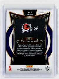 2025 Panini Select WNBA Kahleah Copper Concourse Phoenix Mercury #6 - back