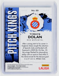 2025-26 Panini Pitch Kings Soccer Rookie Card #69 Tyrhys Dolan RCD Espanyol - back