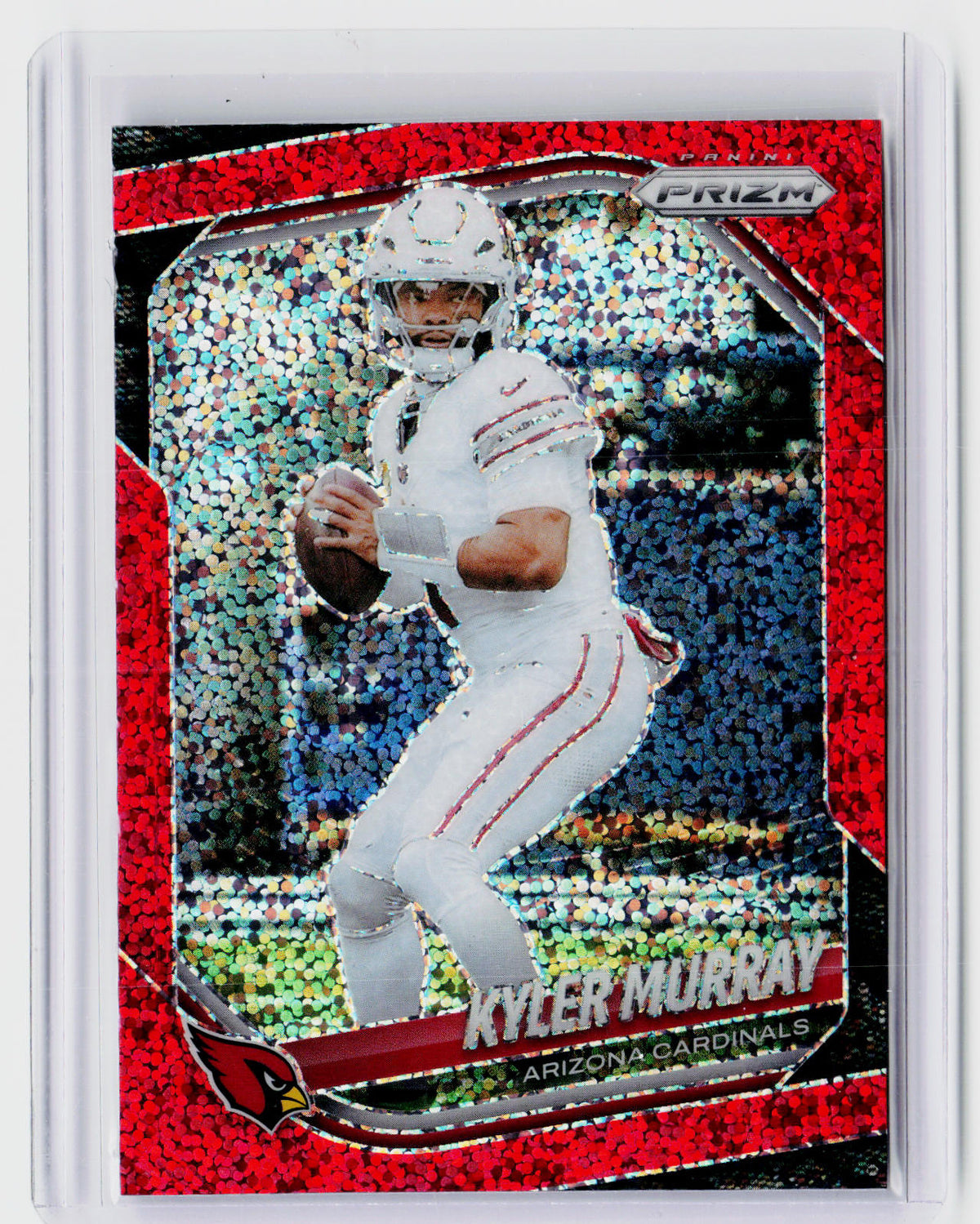 2025 Panini Prizm Football Kyler Murray #87 Base red Sparkle - front