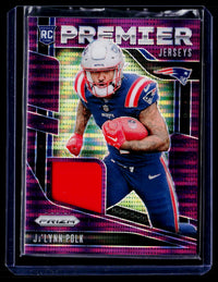2024 Panini Prizm Premier Jerseys Ja'Lynn Polk Rookie Jersey Card PJ-JPK - front