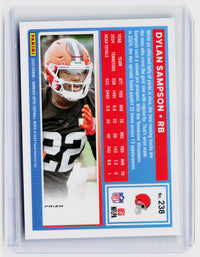 2025 Panini Donruss Optic Rated Rookie Dylan Sampson #238 Cleveland Browns - back