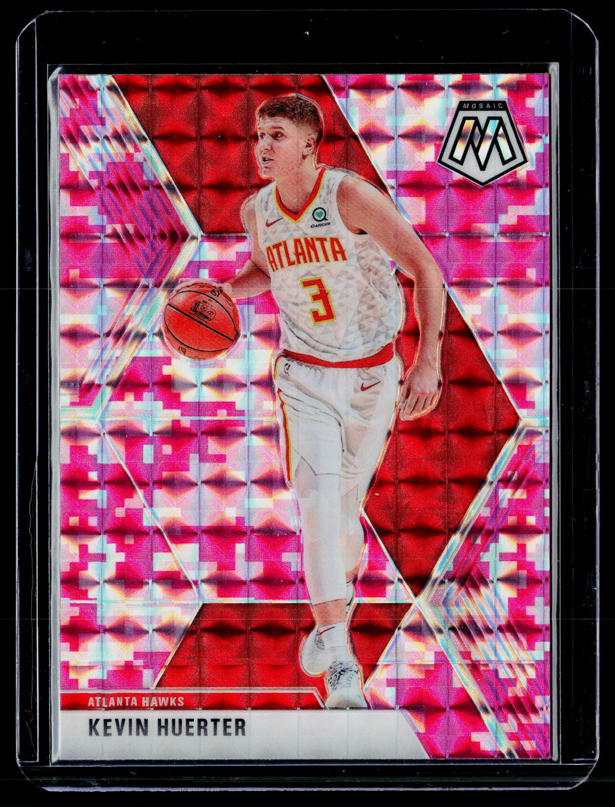 2019-20 Panini Mosaic Kevin Huerter #24 Atlanta Hawks - front