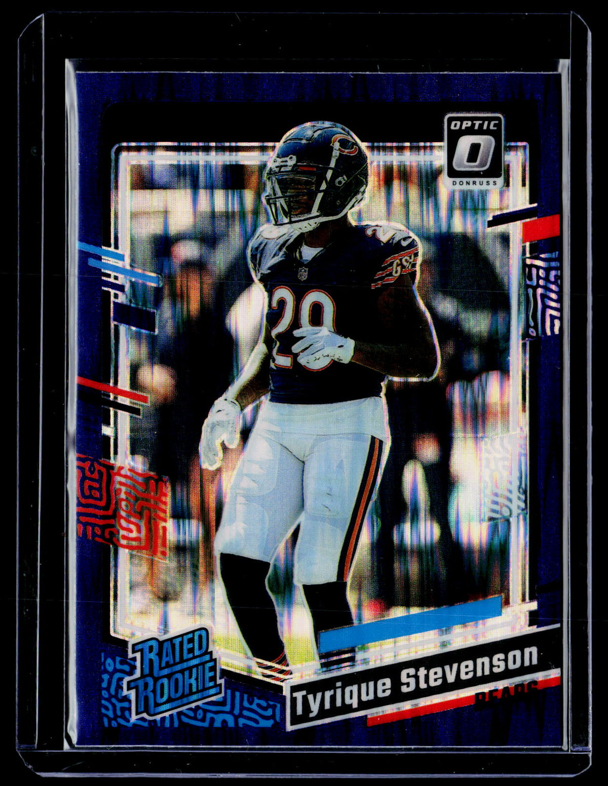2023 Panini Donruss Optic Rated Rookie Tyrique Stevenson #219 Chicago Bears - front