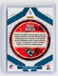 2025 Panini Phoenix Paragon Travis Hunter Rookie Card #12 Jaguars - back