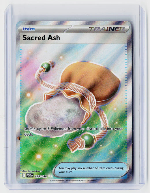 2026 Pokémon Perfect Order Sacred Ash 115/088 Item Trainer Card - front