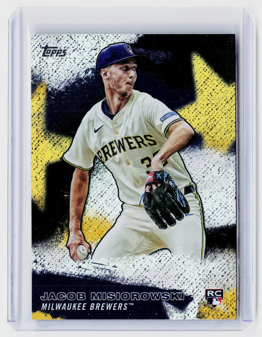 2025 Topps Stars of MLB Jacob Misiorowski RC #SMLB-26 Milwaukee Brewers - front