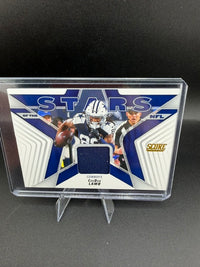 2025 Panini Score Football Stars of the NFL CeeDee Lamb SNJ-CLB Memorabilia Card - front