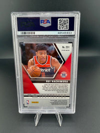 2019-20 Panini Mosaic Pink Camo Rui Hachimura #231 PSA 10 RC - back