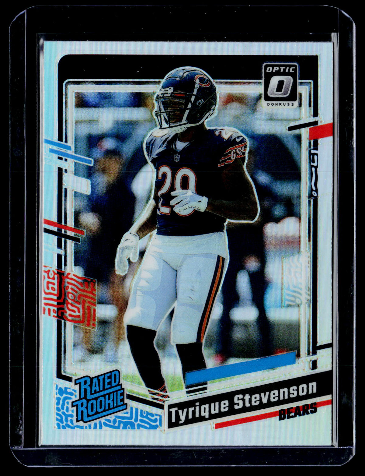 2023 Panini Donruss Optic Rated Rookie Tyrique Stevenson #219 Chicago Bears - front