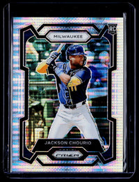 2024 Panini Prizm Baseball Jackson Chourio pulsar Prizms Rookie Card #277 /199 - front