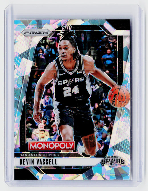 2024-25 Panini Prizm Monopoly Devin Vassell #74 San Antonio Spurs - front