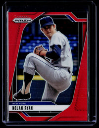 2025 Panini Prizm Baseball Nolan Ryan #297 Red Prizms /299 - front