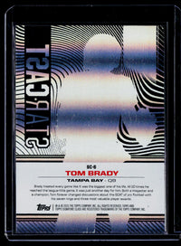 Tom Brady 2025 Topps Chrome Signature Class Star-Cast SC-6 Clear Tampa Bay Bucs - back