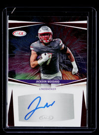 2025 SAGE Autograph Jackson Woodard Purple Autograph #A-JW2 - front