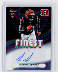 2025 Topps Finest Rookie Finest Autographs Shemar Stewart RC Auto RFA-SST - front