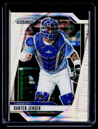 2025 Panini Prizm Baseball Carter Jensen #166 Pulsar Prizms /499 - front