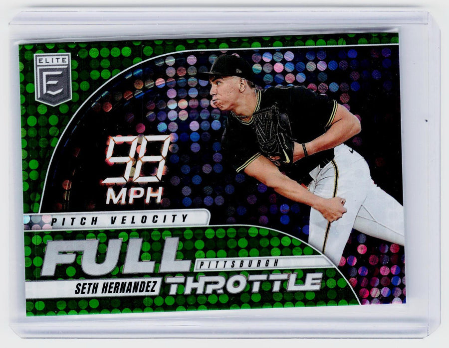 2026 Panini Donruss Elite Full Throttle Seth Hernandez #19 Pittsburgh Pirates - front