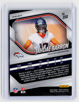 2025 Panini Prizm Football Jahdae Barron Rookie Green Ice Prizm #350 - back