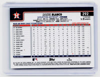 2025 Topps Chrome Ronel Blanco Green Refractor #292 /99 Houston Astros - back