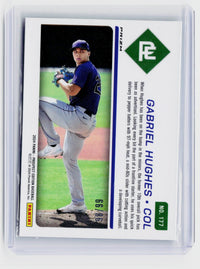 2024 Panini Prospect Edition Baseball Gabriel Hughes Prospect Ticket #177 Colorado Rockies - back