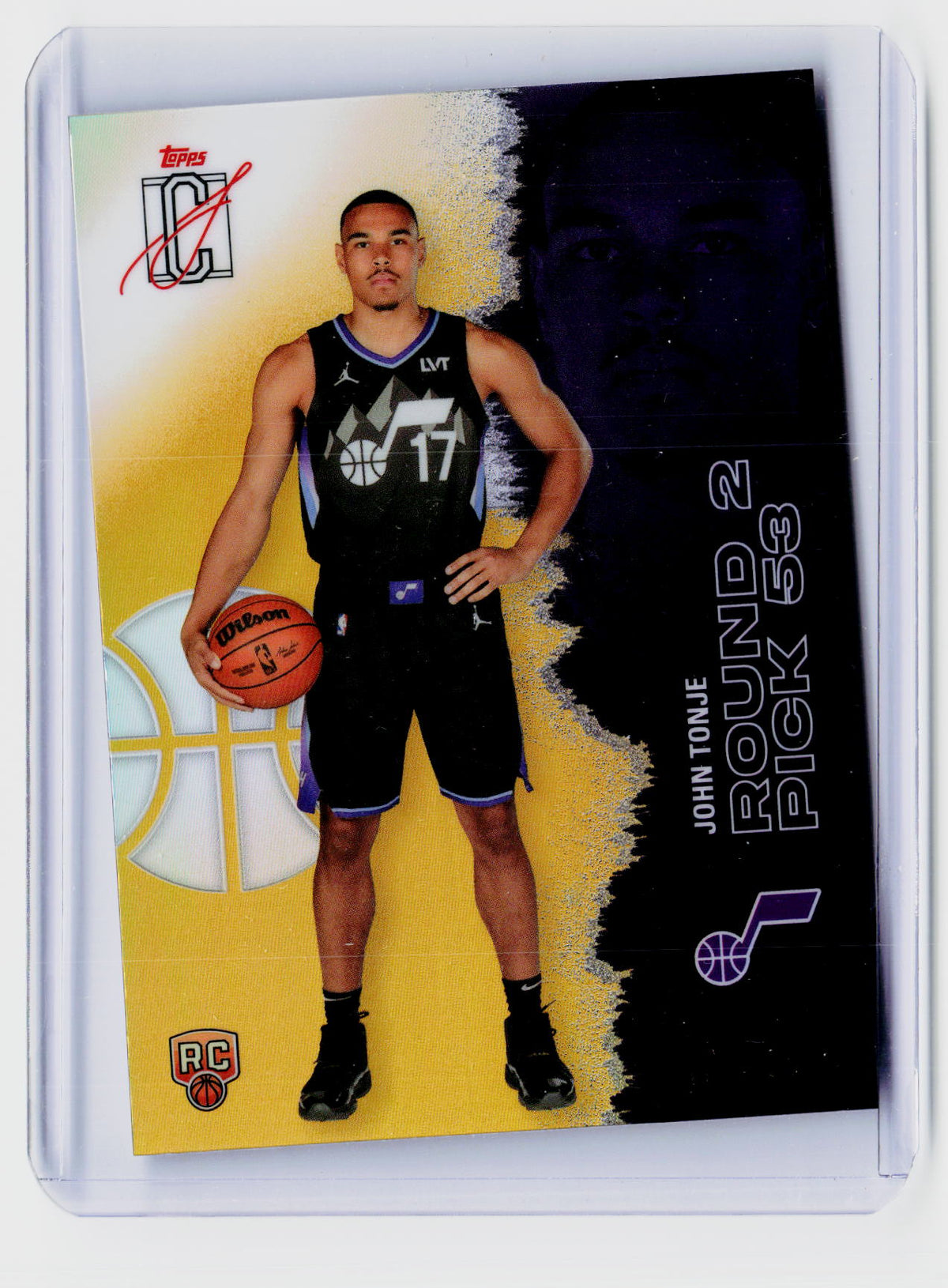 2025-26 Topps Signature Class Base Chrome Rookie Class John Tonje #147 Chrome Variation - front