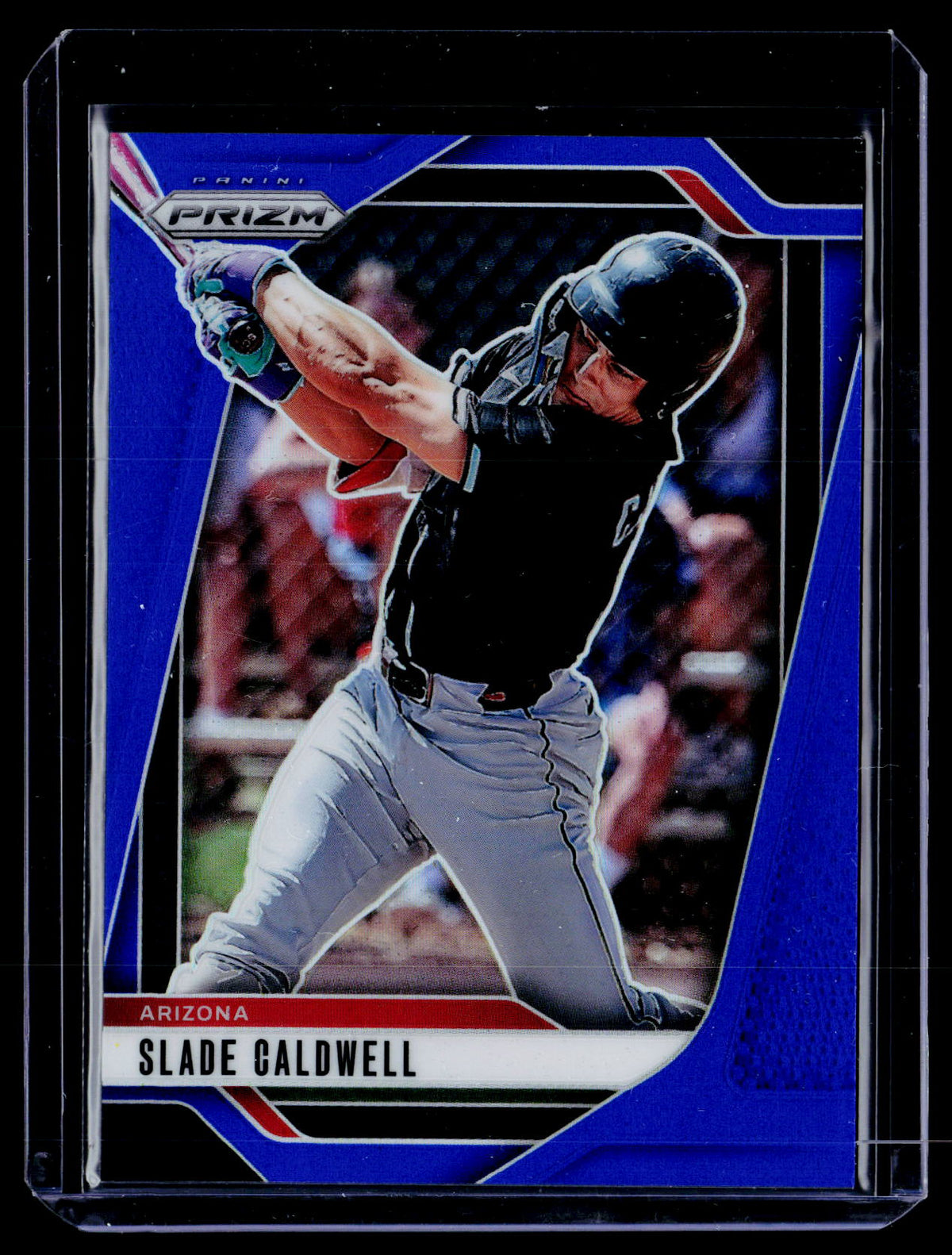 2025 Panini Prizm Baseball Slade Caldwell Blue Prizm #119 /199 - front