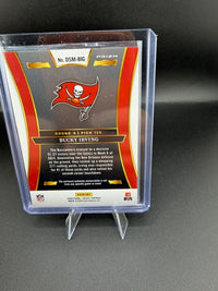 2024 Panini Select Draft Selections Memorabilia Bucky Irving RC Red Prizm DSM-BIG - back