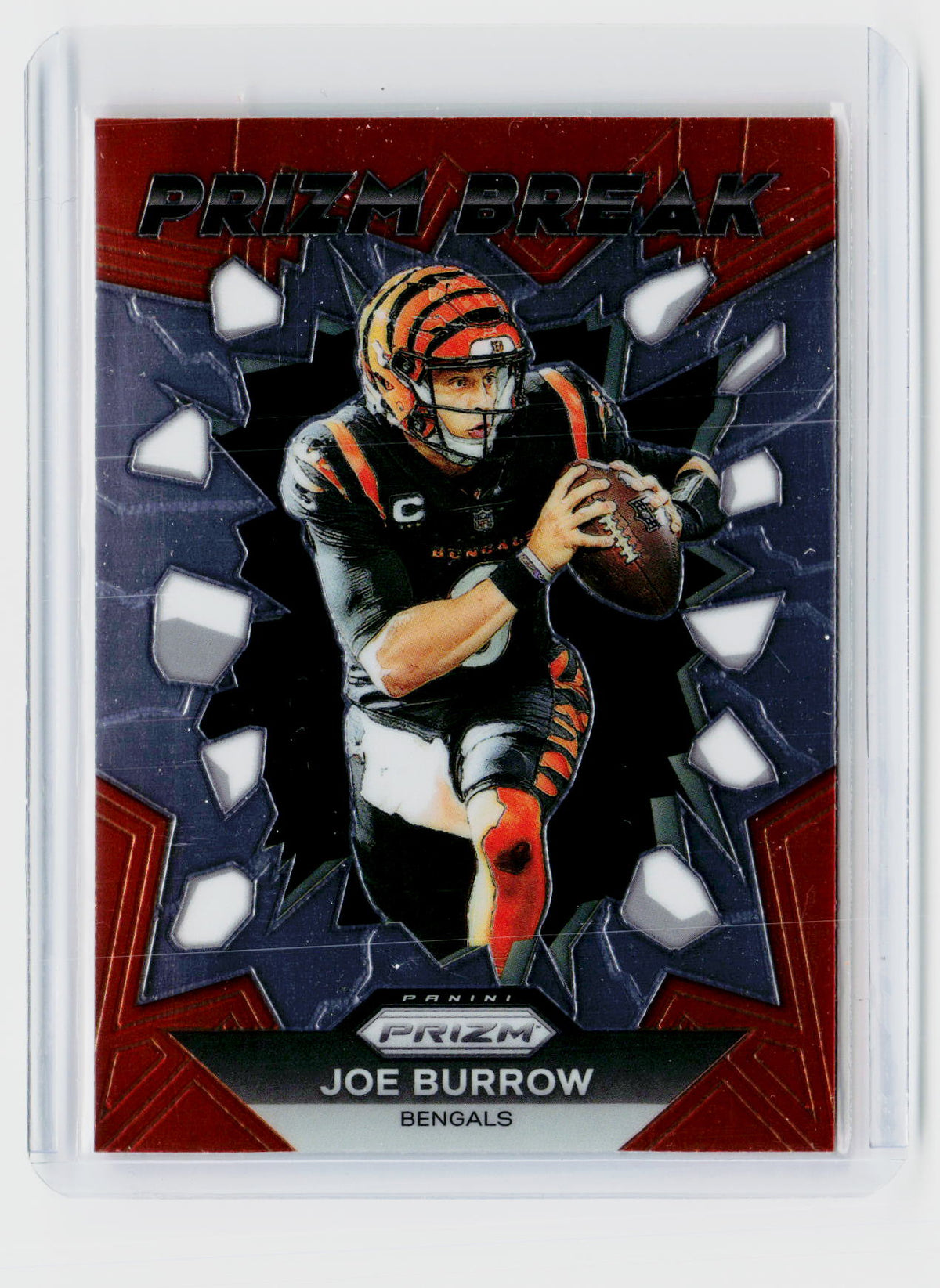 2023 Panini Prizm Football Prizm Break Joe Burrow #PB-1 - front